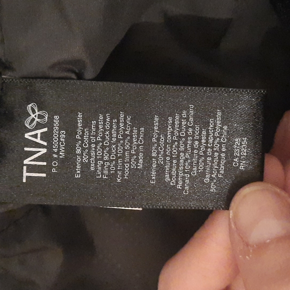 TNA XS Mountaineering Winter Coat - Picture 8 of 10